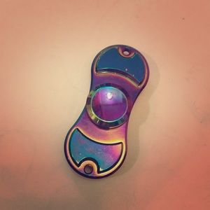 Rainbow holographic figet spinner